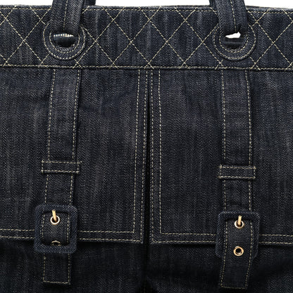 Chanel Denim CC Double Pocket Shoulder Bag 10 of 10