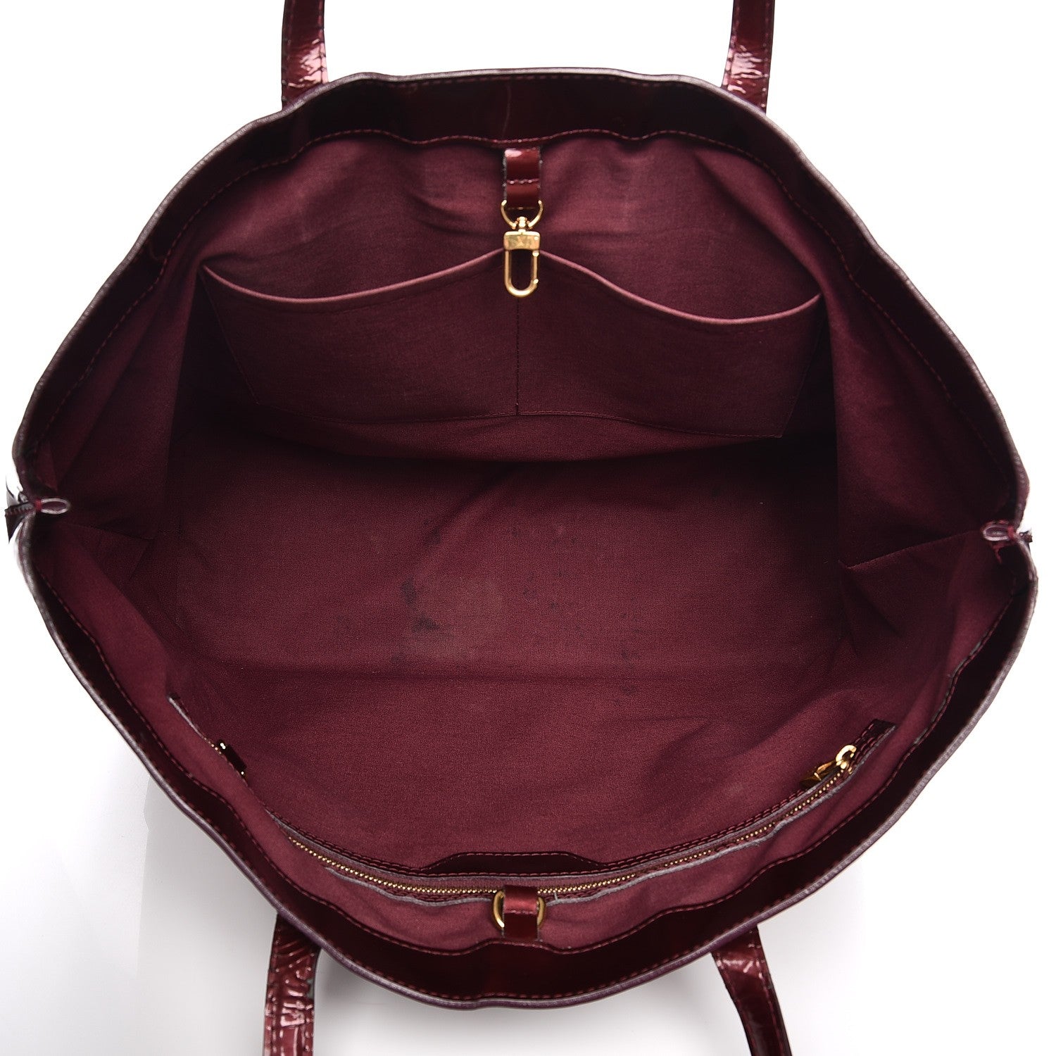 Louis Vuitton Vernis Wilshire GM Rouge Fauviste 5 of 25