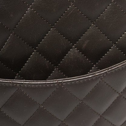 Chanel Calfskin Quilted Medium Cambon Tote Brown 12 of 12