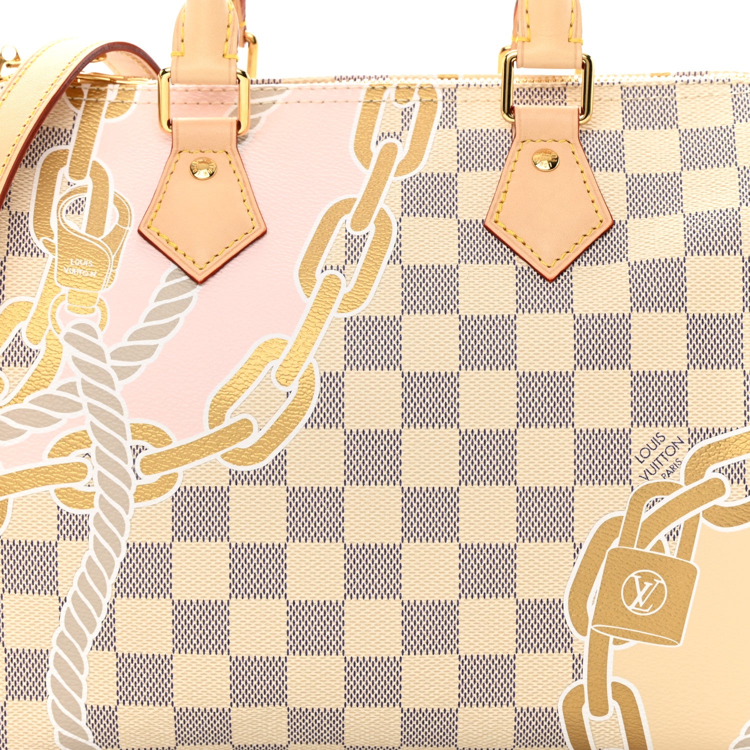 Louis Vuitton Damier Azur Nautical Speedy Bandouliere 25 7 of 9