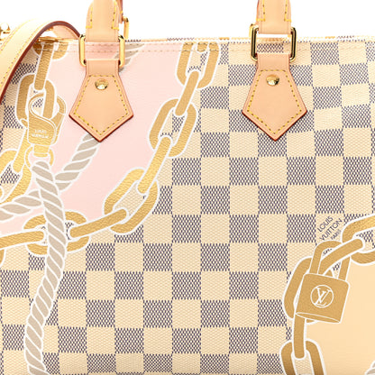 Louis Vuitton Damier Azur Nautical Speedy Bandouliere 25 7 of 9
