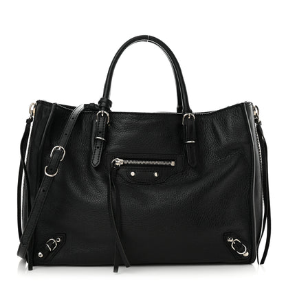 Balenciaga Calfskin Papier Mini A4 Tote Black 1 of 15