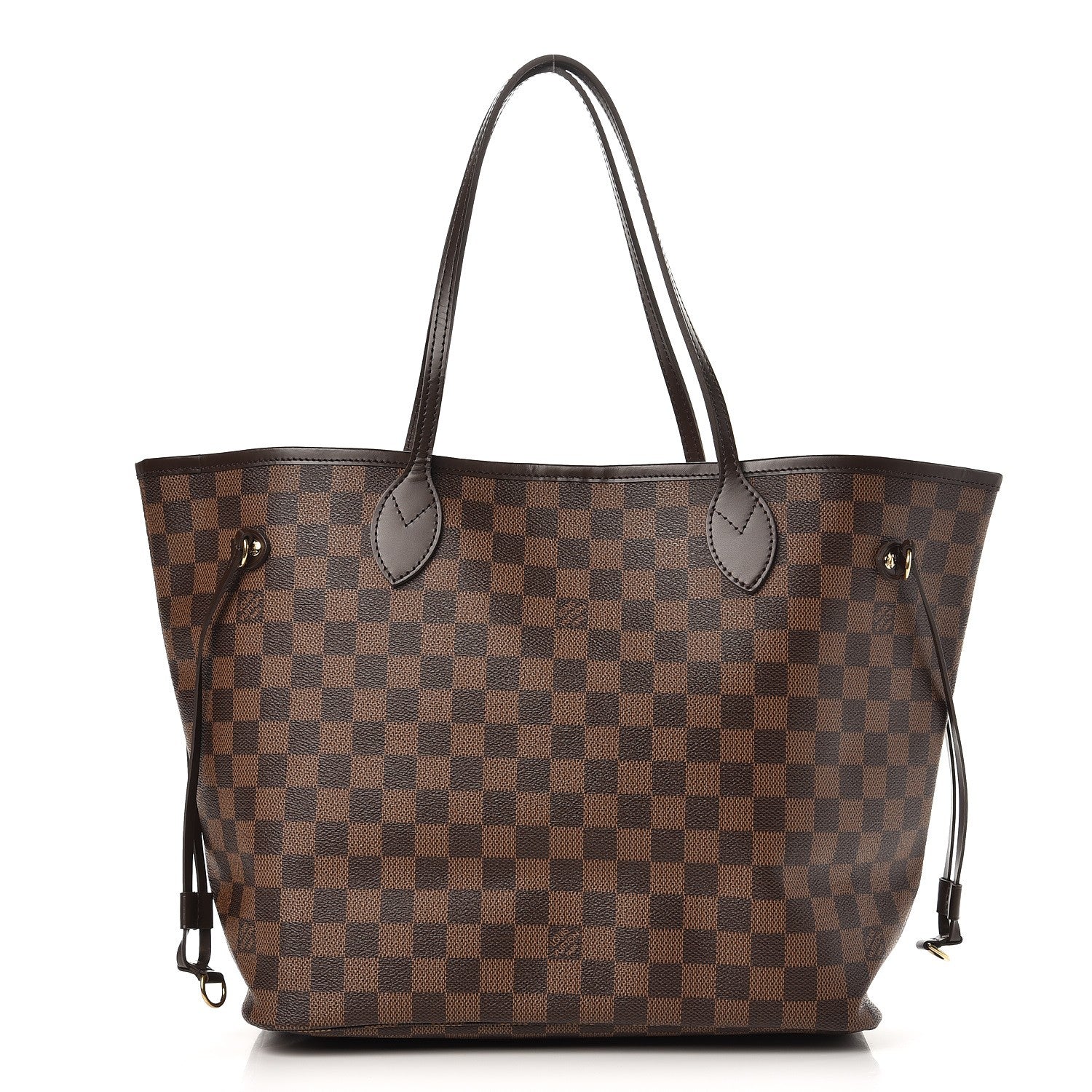 Louis Vuitton Damier Ebene Neo Neverfull MM Rose Ballerine 1 of 7