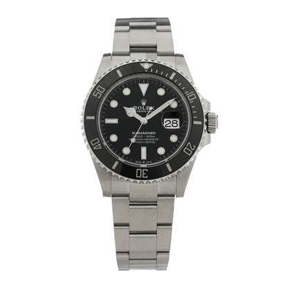 Rolex Stainless Steel 41mm Oyster Perpetual Submariner Date Watch Black 126610LN 1 of 5