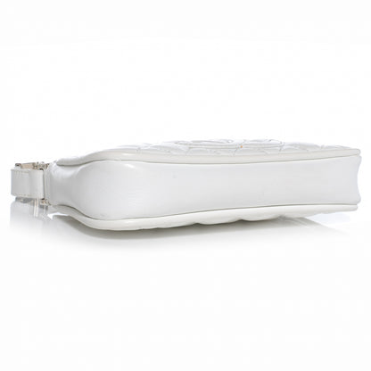 Chanel Caviar Quilted Small Pochette Bag White 5 of 8