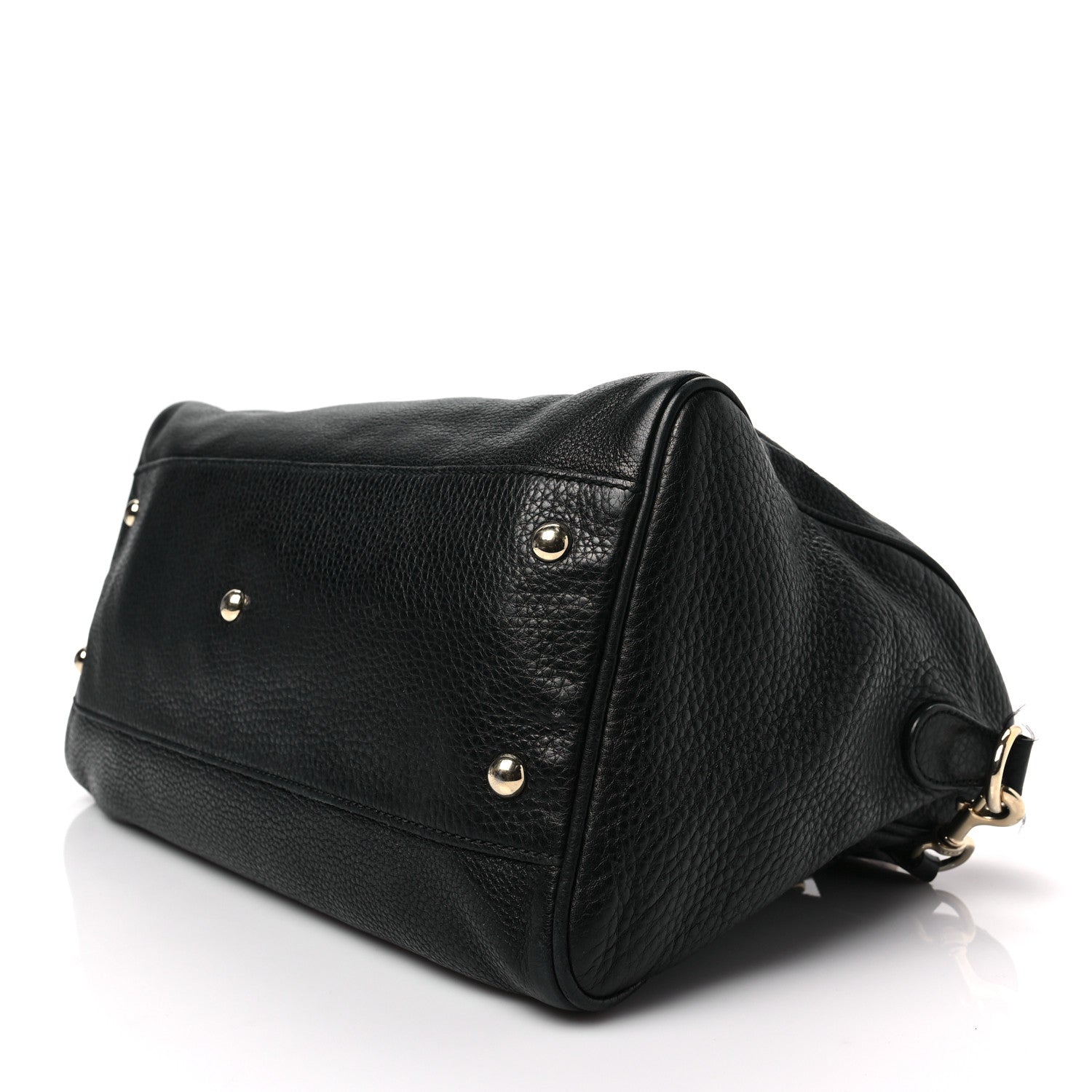 Gucci Calfskin Bamboo Medium Shopper Boston Black 9 of 11