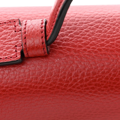 Gucci Dollar Calfskin Interlocking G Top Handle Shoulder Bag Red 11 of 11