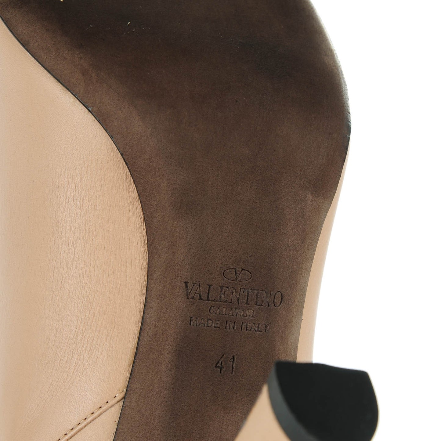 Calfskin Knee High 95mm Boots 41 Nude