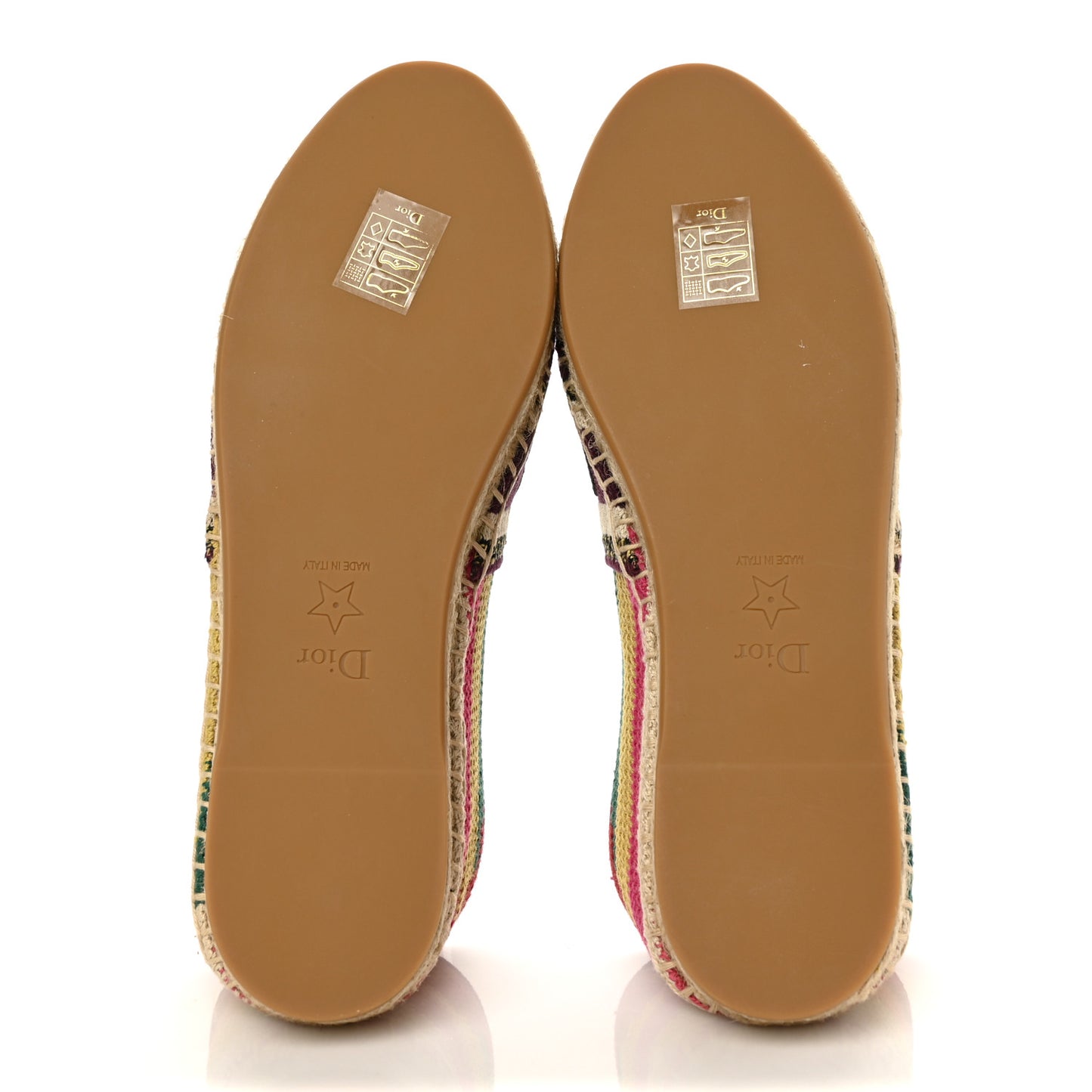 Cotton Embroidered Patchwork Granville Espadrille 36.5 Multicolor