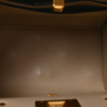 Salvatore Ferragamo Calfskin Small The Studio Box Bag Daino 5 of 9
