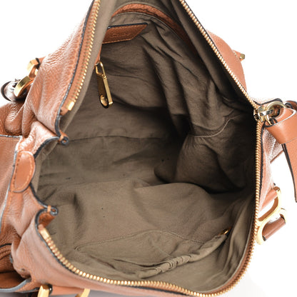 Chloe Calfskin Large Marcie Satchel Tan 8 of 17