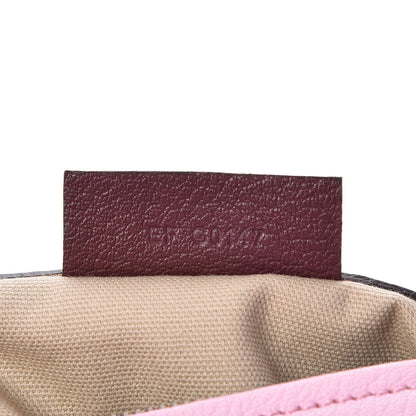 Givenchy Sugar Goatskin Tri-Color Mini Pandora Burgundy Pink White 6 of 7