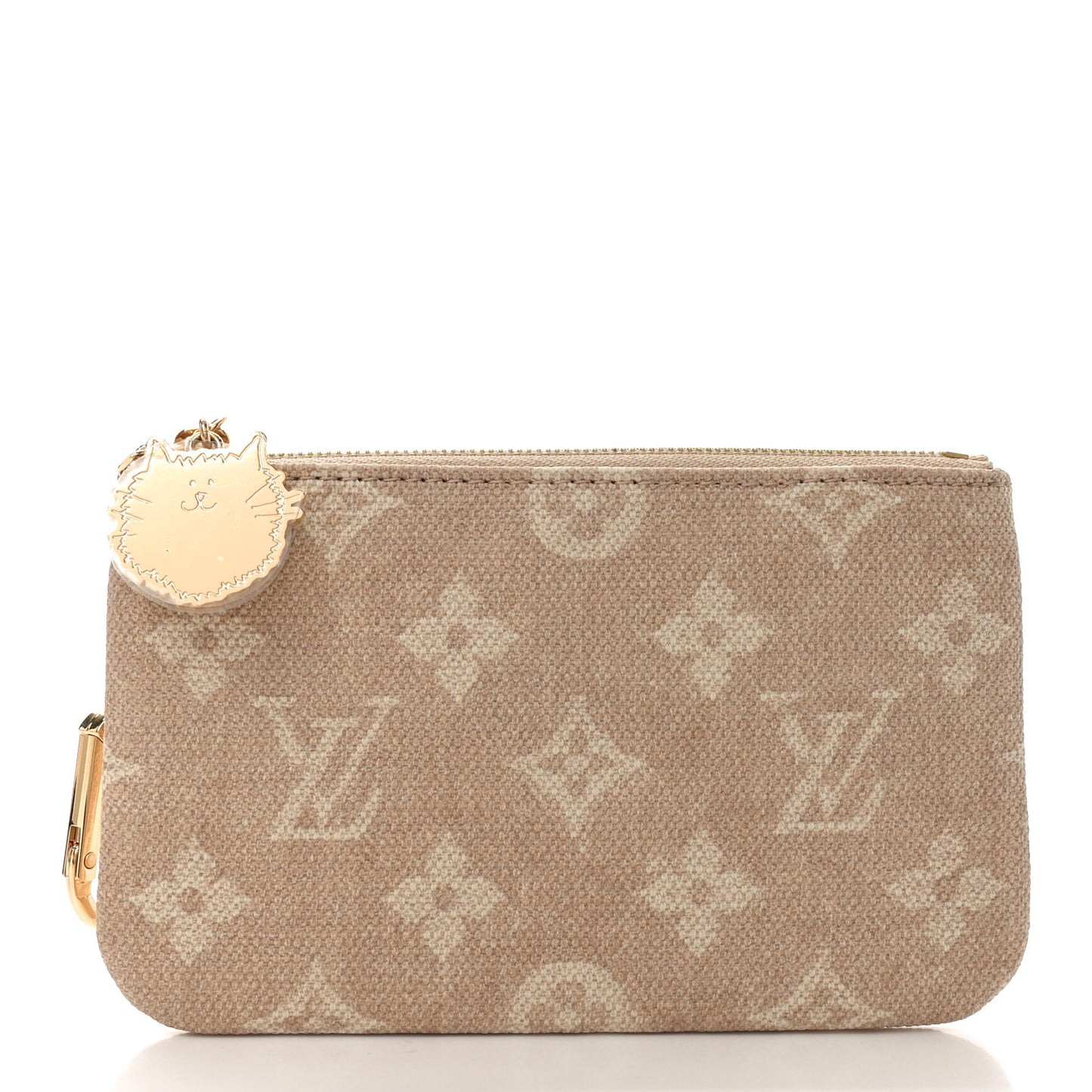 Monogram Coated Canvas Meowgram Key Pouch S