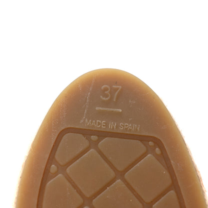 Chanel Lambskin CC Espadrilles 37 Black 7 of 10