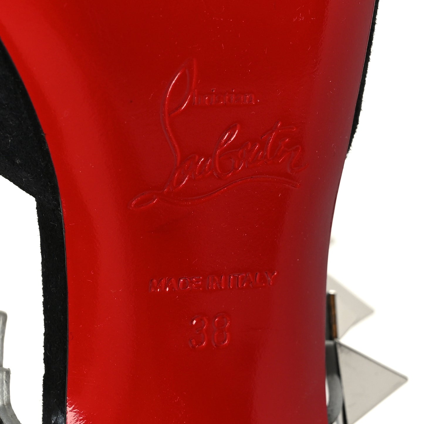 Veau Velours Specchio Planet Choc 80 Mule 38 Black