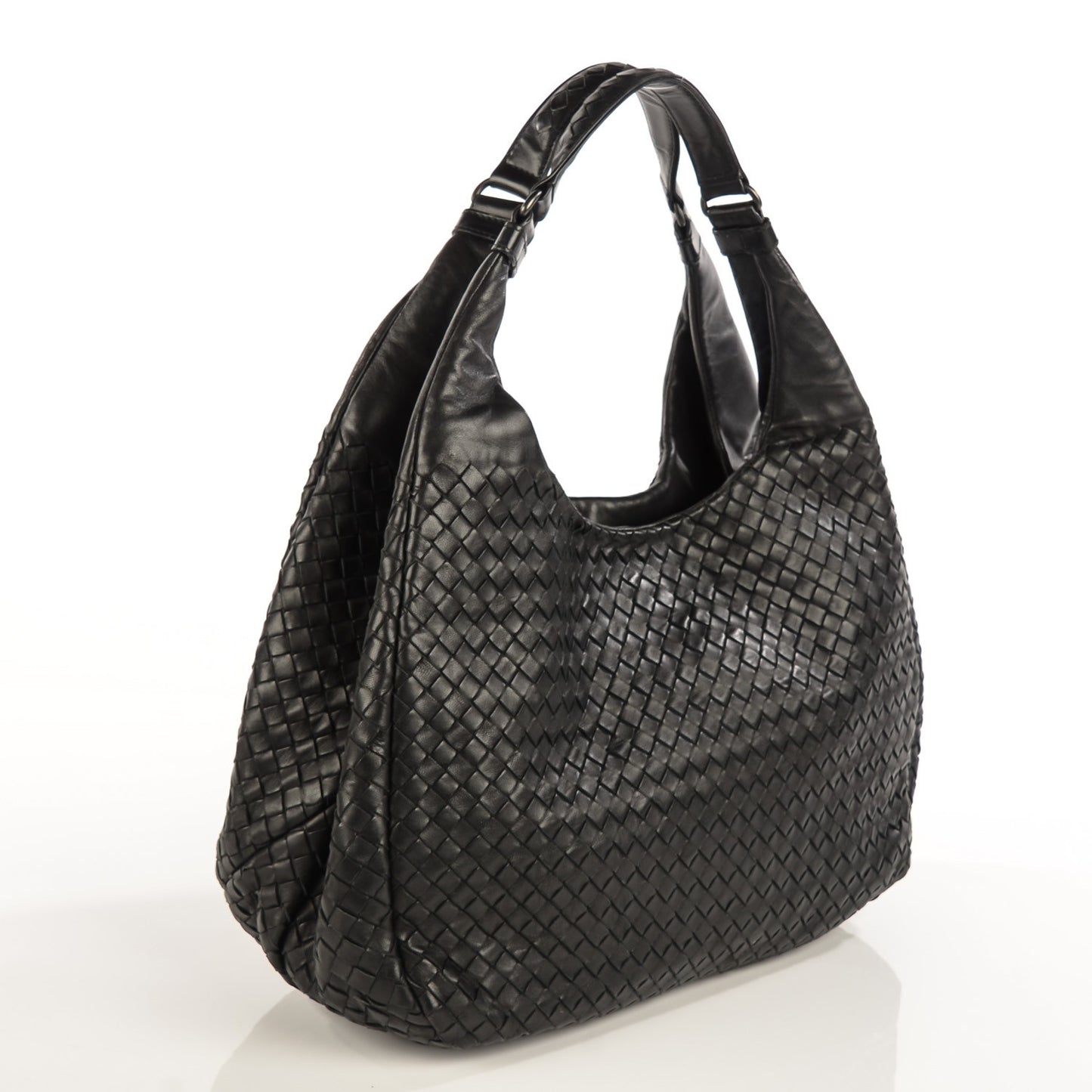 Nappa Intrecciato Large Campana Nero Black
