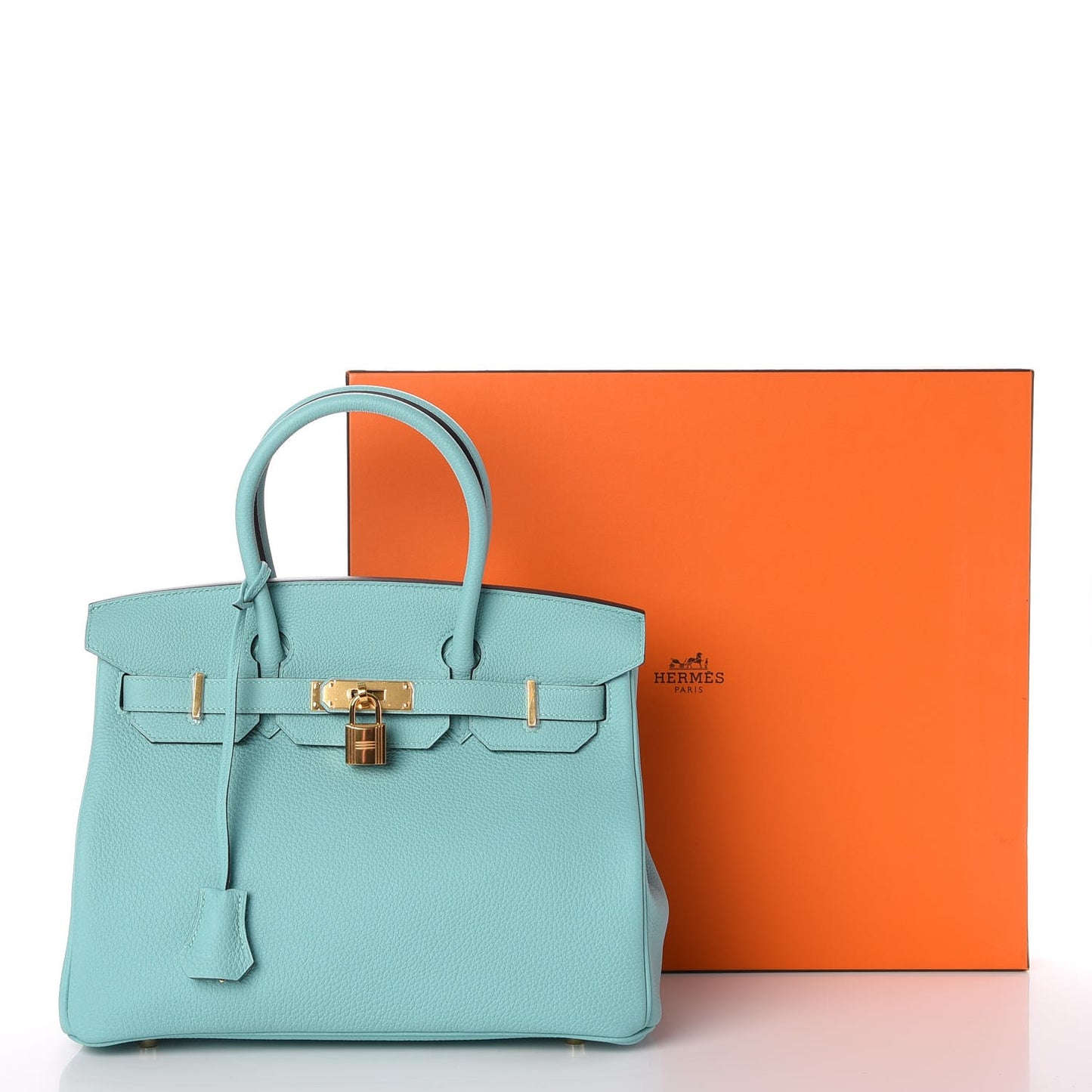 Togo Birkin 30 Bleu Atoll