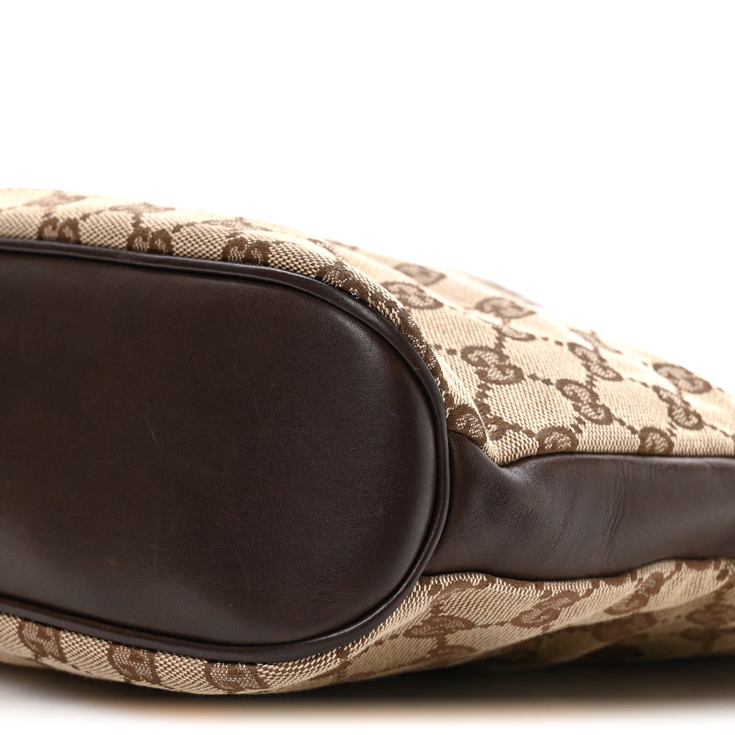 Gucci Monogram Braided Shoulder Bag Brown 9 of 9
