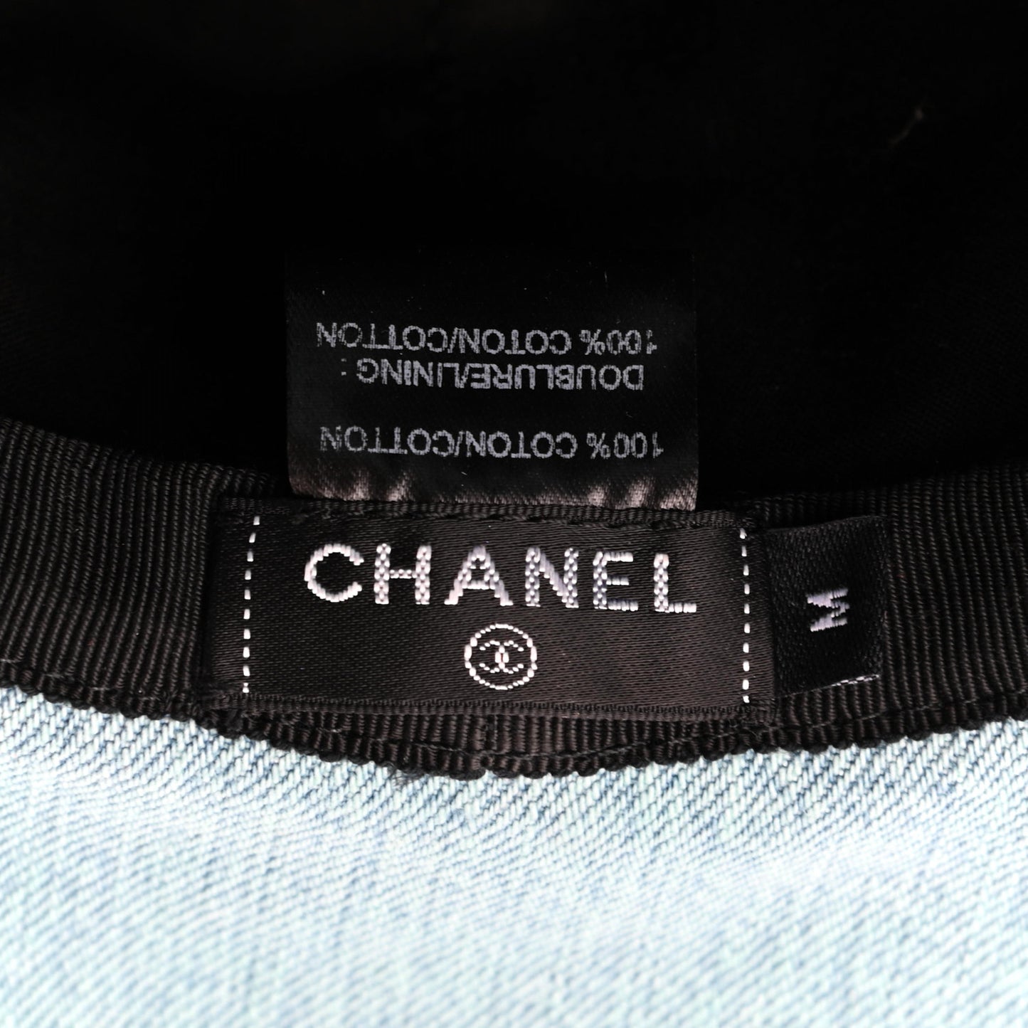 Denim CC Bucket Hat M Light Blue