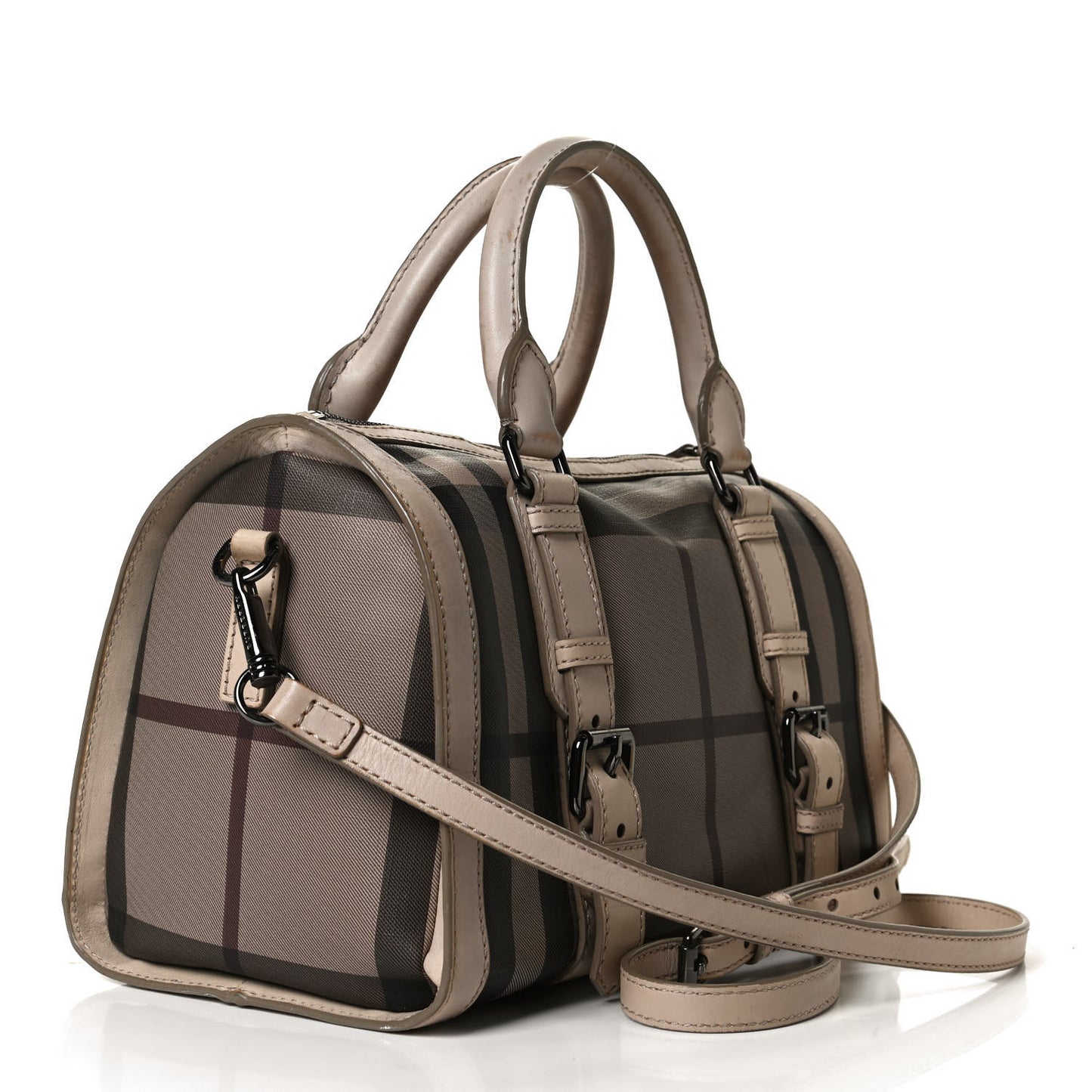 Smoked Check Small Chester Bowling Bag Trench