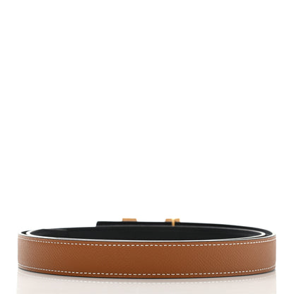 Hermes Swift Epsom 24mm Mini Constance H Belt 90 Black Gold 2 of 6