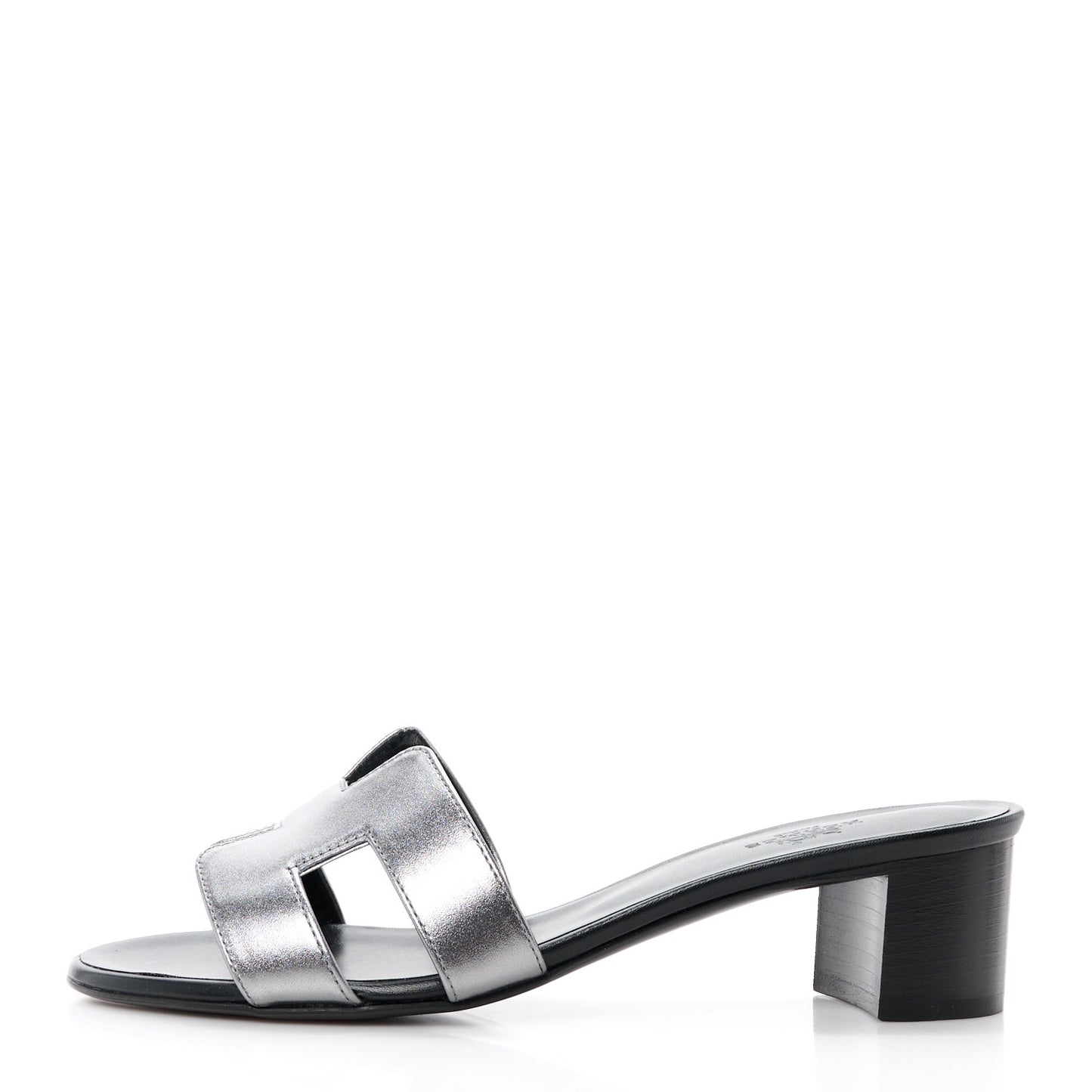Metallic Nappa Oasis Sandals 37 Argent