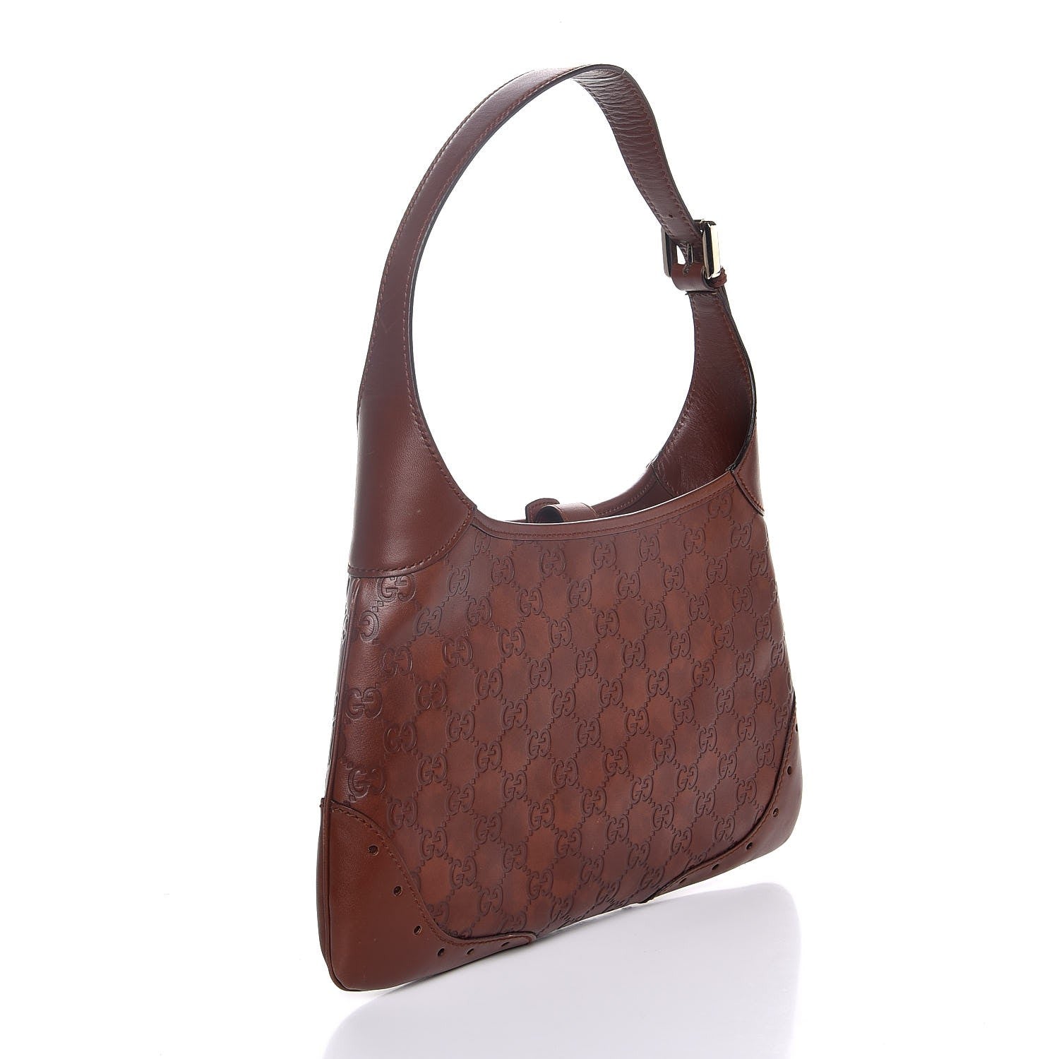 Gucci Guccissima Punch Hobo Brown 3 of 8