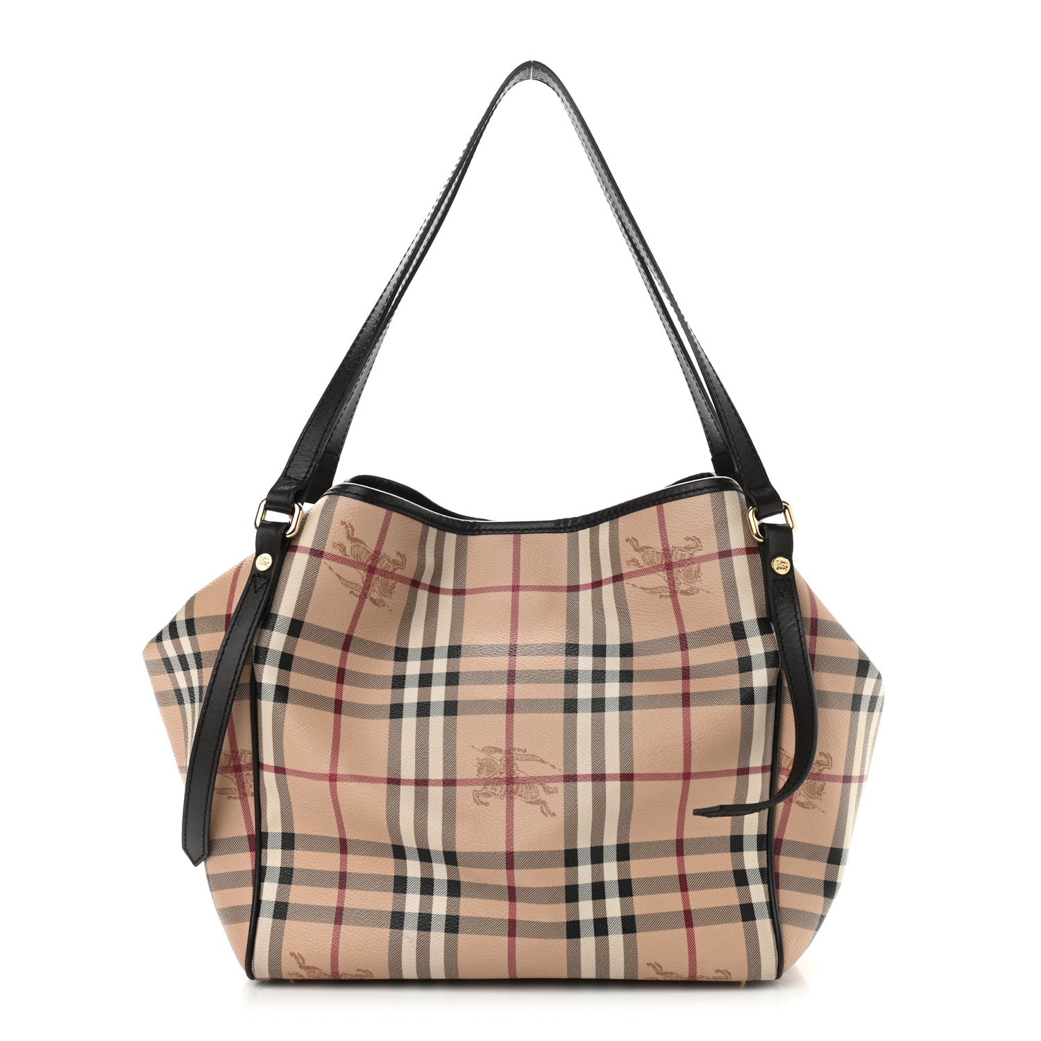 Burberry Haymarket Check Small Canterbury Tote Chocolate 2 of 10