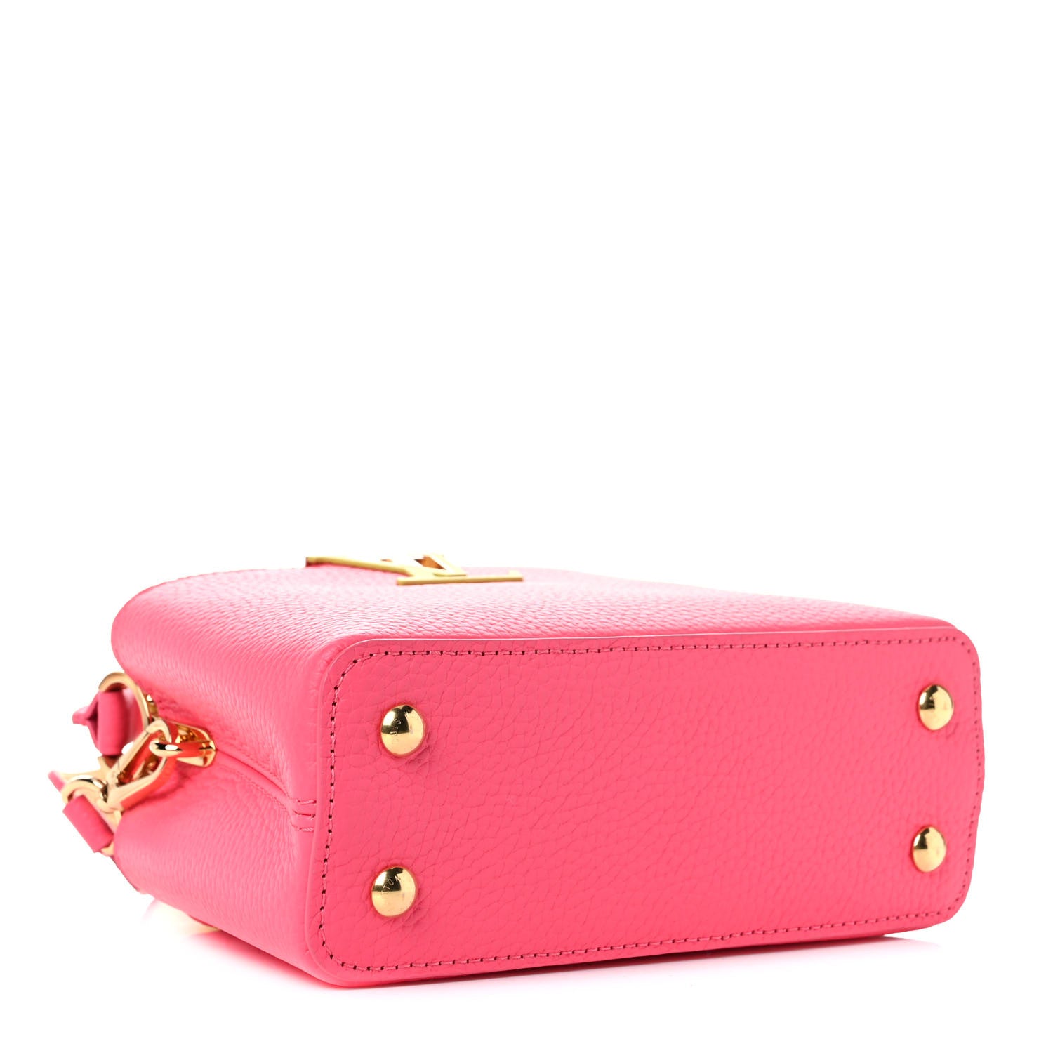Louis Vuitton Taurillon Capucines Mini Dragon Fruit Pink Cedrat 4 of 8