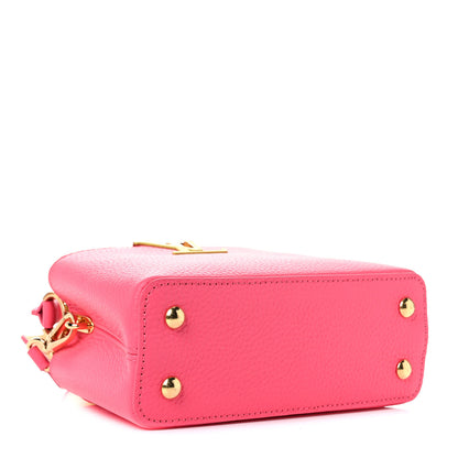 Louis Vuitton Taurillon Capucines Mini Dragon Fruit Pink Cedrat 4 of 8