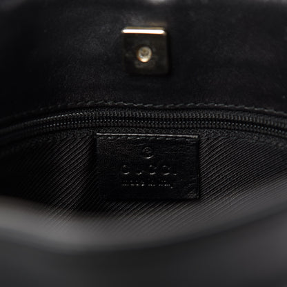 Gucci Monogram Shoulder Bag Black 10 of 12