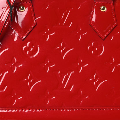 Louis Vuitton Vernis Alma BB Cherry 8 of 11
