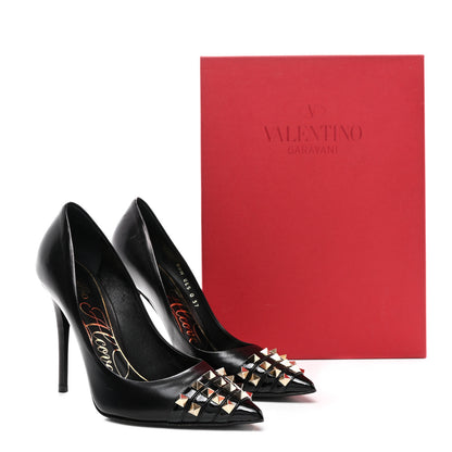 Valentino Garavani Kidskin Rockstud Alcove 110mm Pumps 37 Black 11 of 11