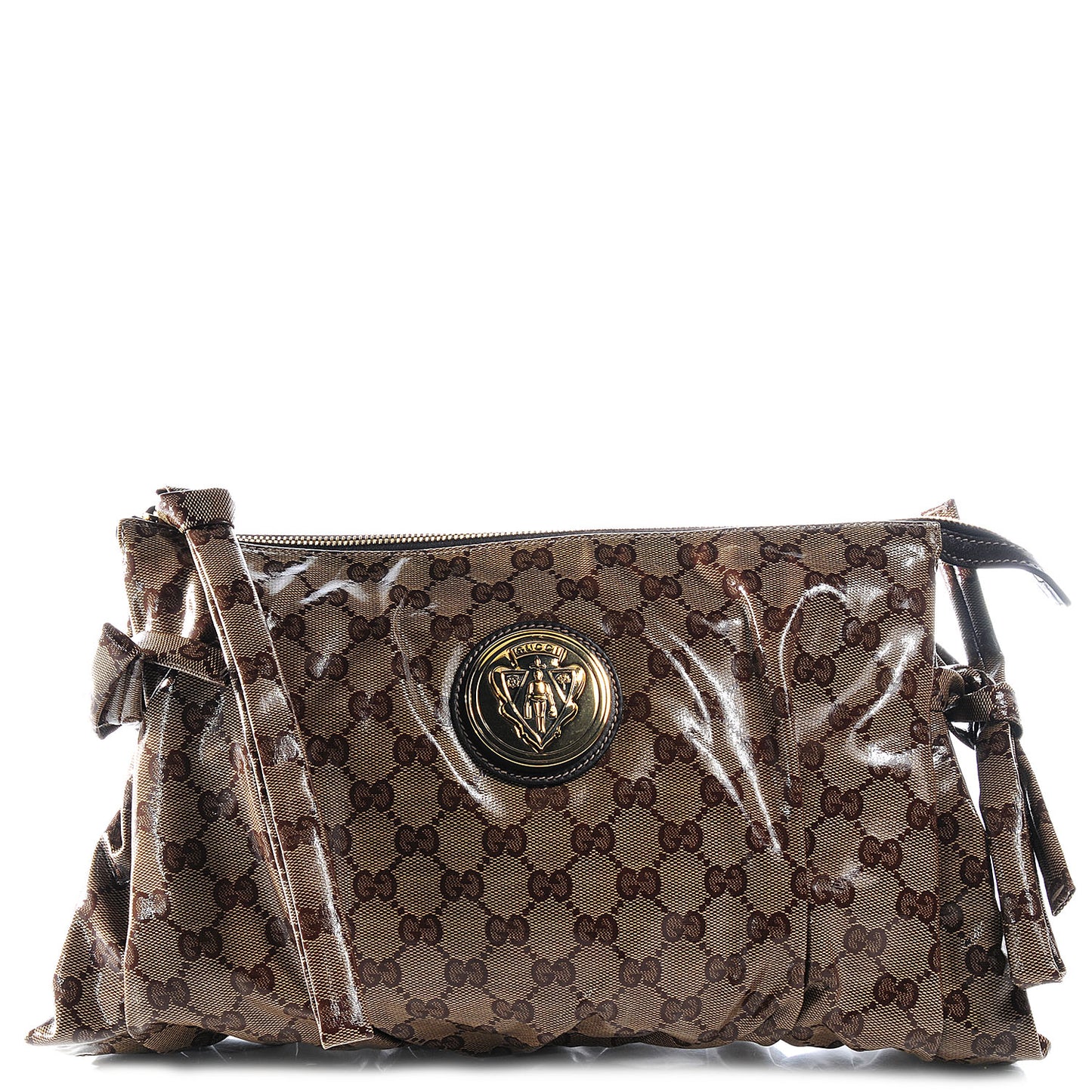 Crystal Monogram Large Hysteria Clutch