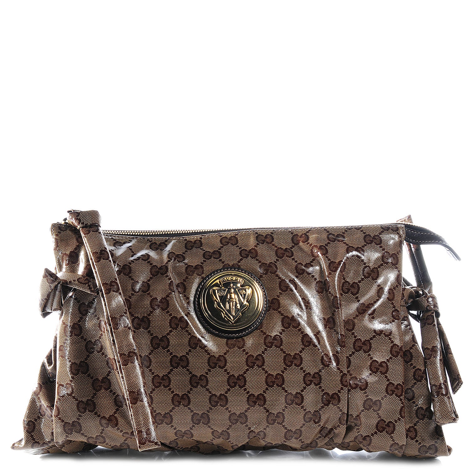 Gucci Crystal Monogram Large Hysteria Clutch 1 of 7
