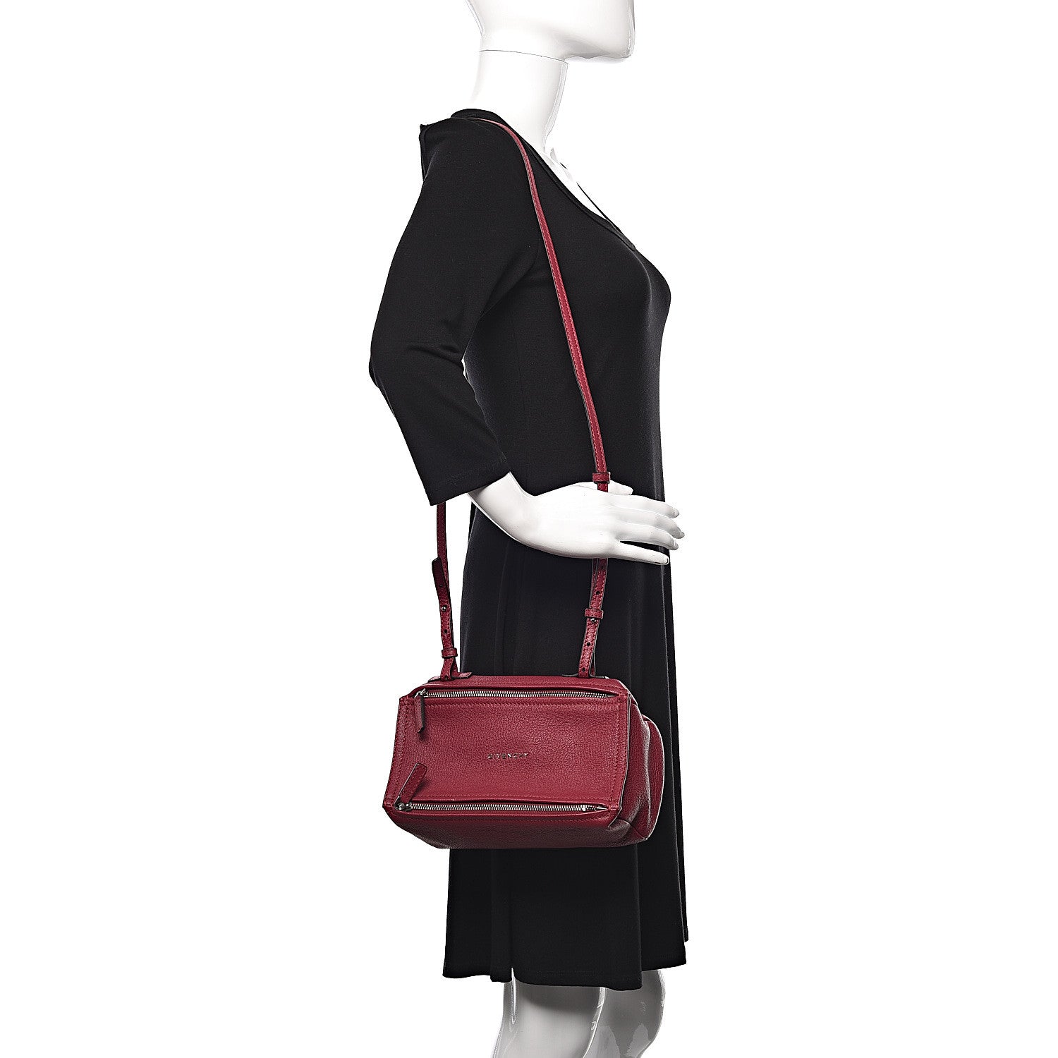 Givenchy Sugar Goatskin Mini Pandora Fig Pink 2 of 11