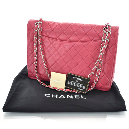 Chanel Caviar Maxi Flap Fuchsia 3 of 10