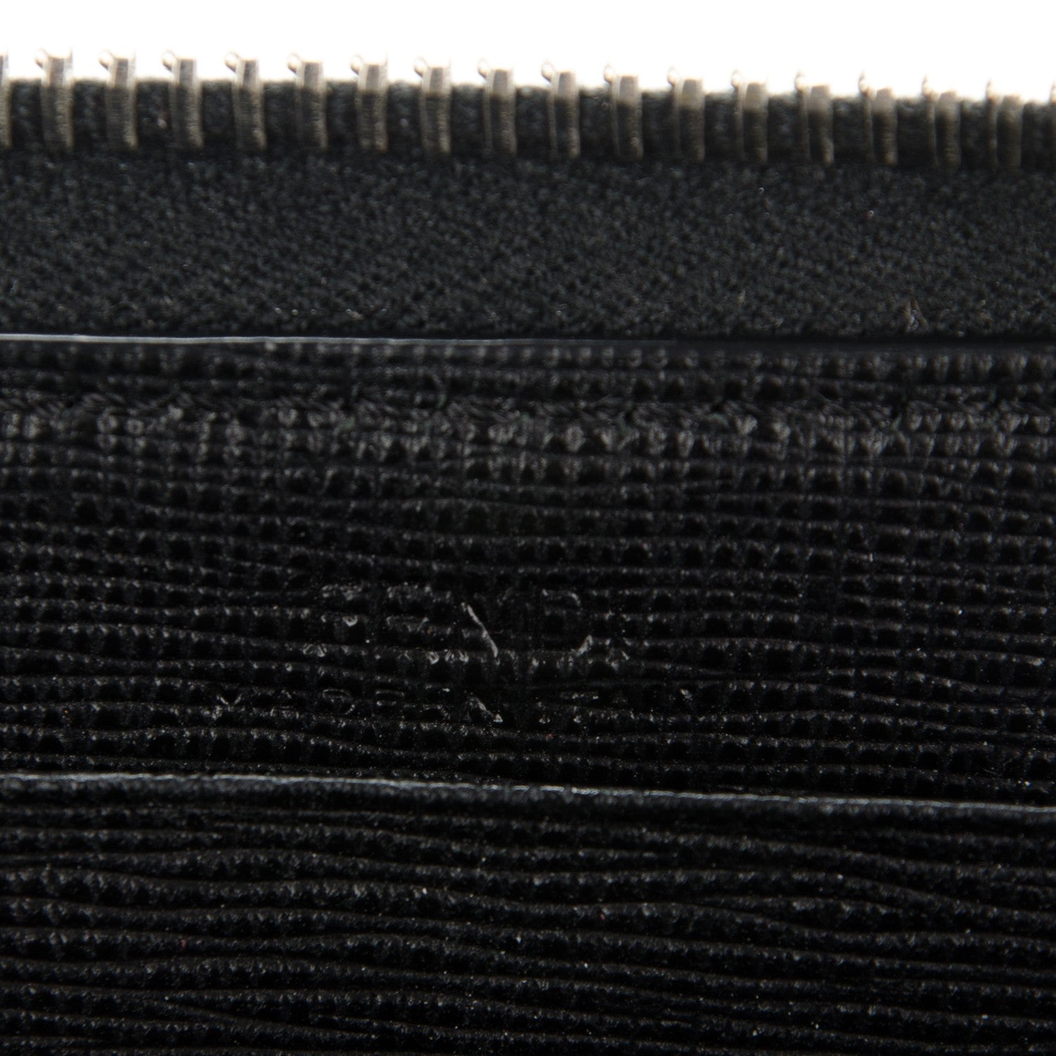 Fendi Vitello Elite Mink Fur Studded Karlito Zip Around Wallet Black 7 of 9