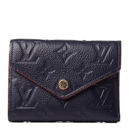 Louis Vuitton Empreinte Victorine Wallet Marine Rouge 1 of 11