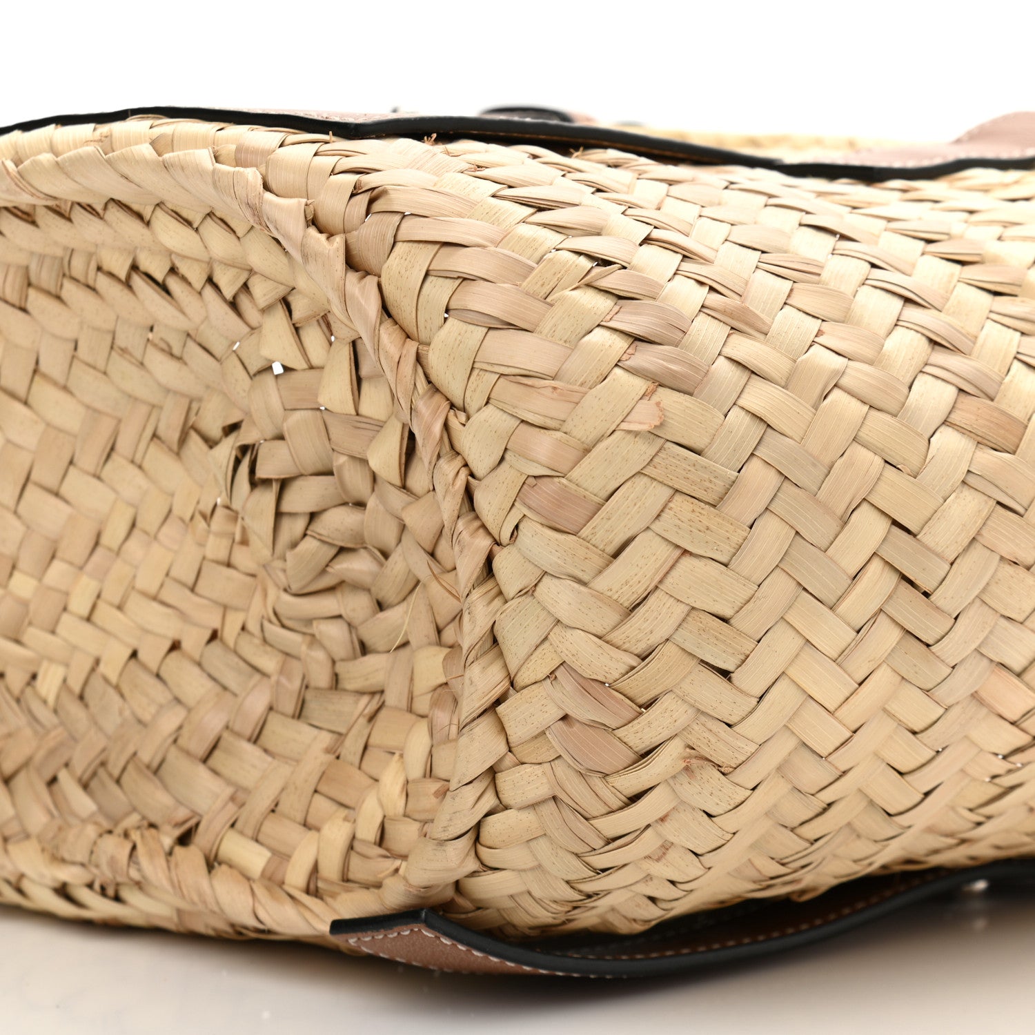 Loewe Raffia Small Basket Tote Bag Natural Tan 10 of 16