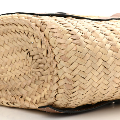 Loewe Raffia Small Basket Tote Bag Natural Tan 10 of 16