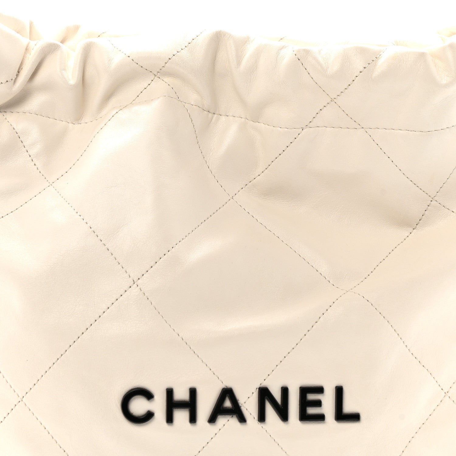 Chanel Calfskin Quilted Small Chanel 22 White 9 of 14