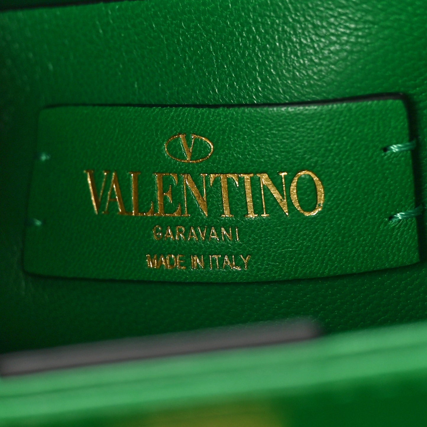 Nappa Small Roman Stud The Handle Bag Gea Green