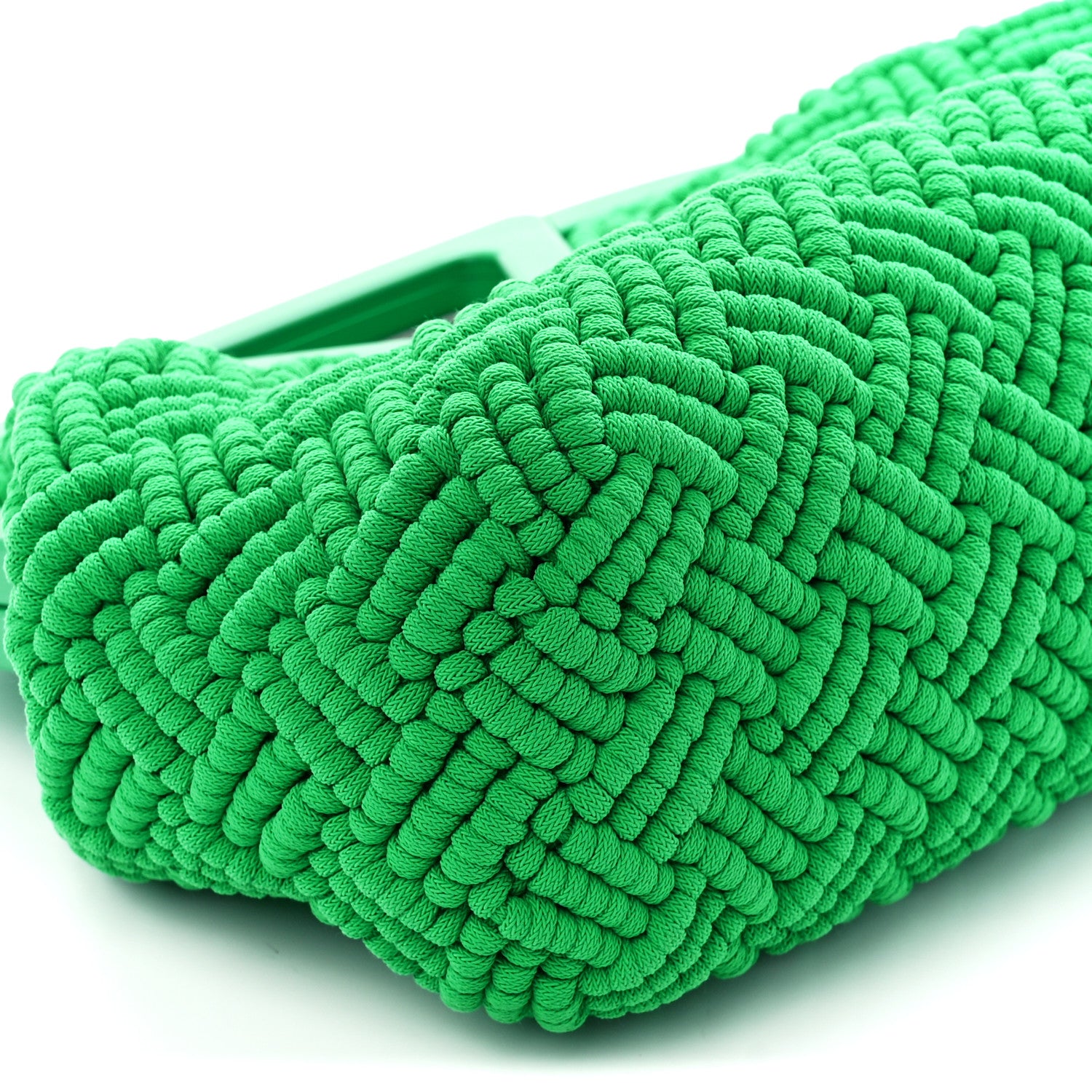 Bottega Veneta Macrame Intrecciato The Point Triangle Bag Parakeet 9 of 16