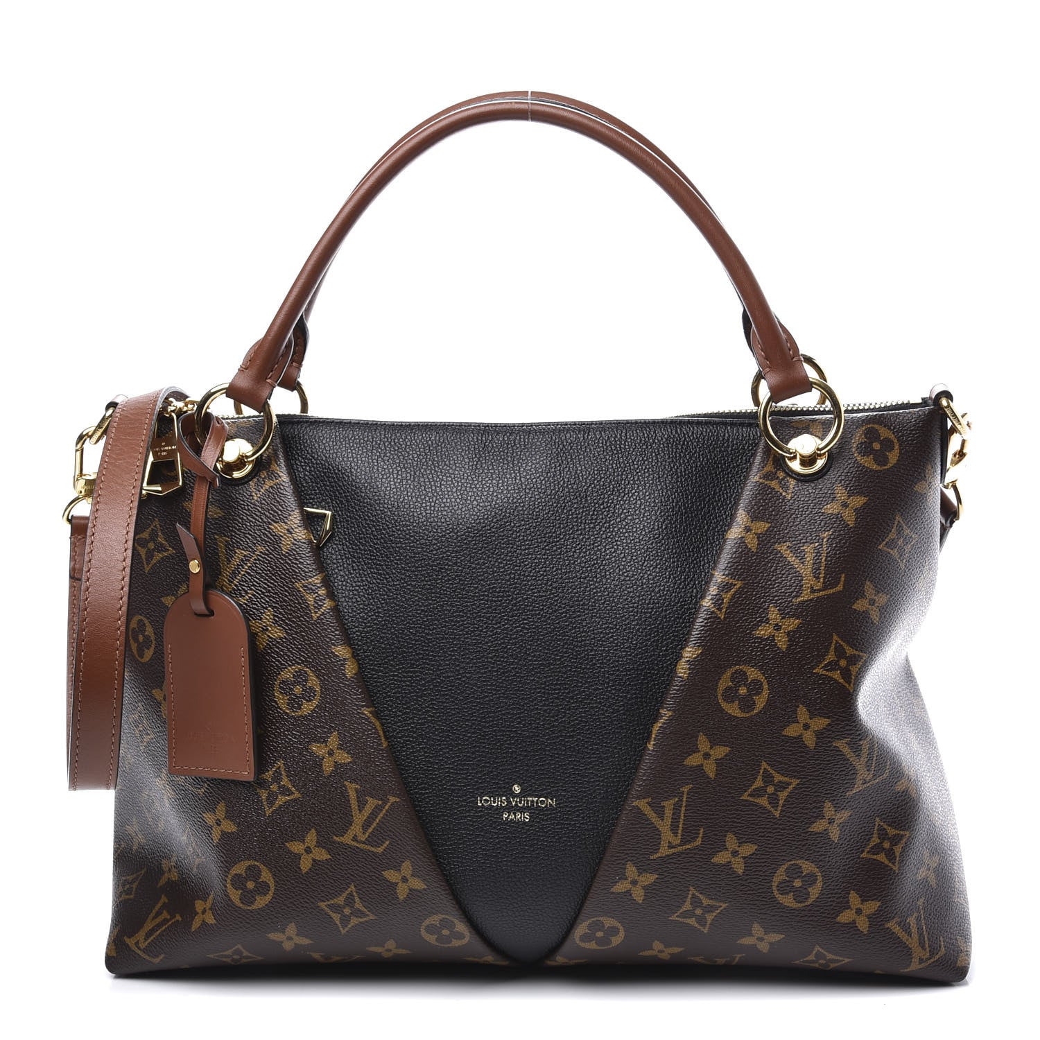 Louis Vuitton Monogram V Tote MM Black 1 of 11