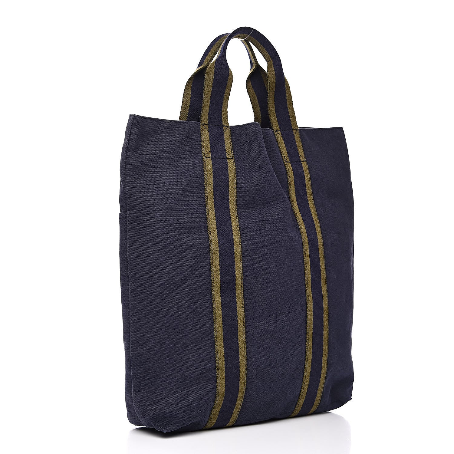 Hermes Canvas Fourre Tout Navy 3 of 10