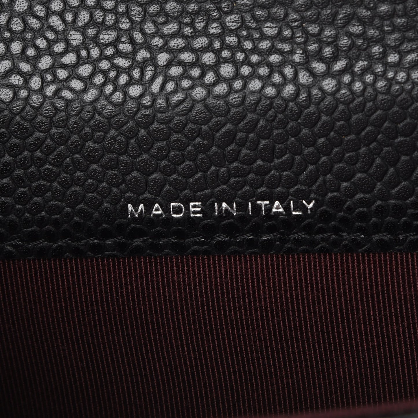Caviar Quilted Flap Card Holder Black