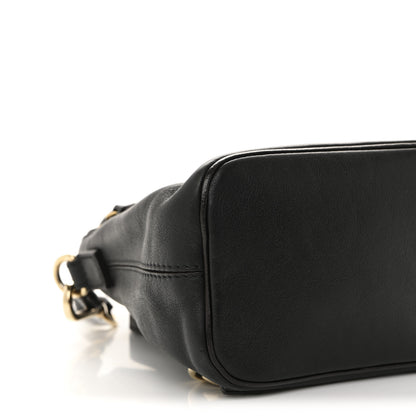 Chloe Suede Calfskin Mini Faye Backpack Black 9 of 13