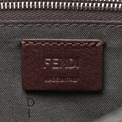 Fendi Glazed Fabric Cotton Vitello King Aura FF 1974 Baguette Belt Pouch Tobacco Moro Mimosa Gianda 6 of 10