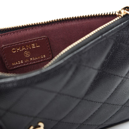 Chanel Caviar Quilted Classic iPhone Pouch Black 6 of 8